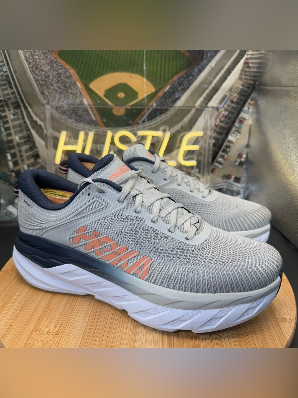 Hoka One One Bondi 7 Lunar Rock (Women's) Size 10
